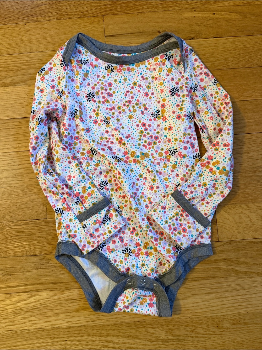 Patagonia Floral Long-Sleeve Baby One-Piece With Matching Pants